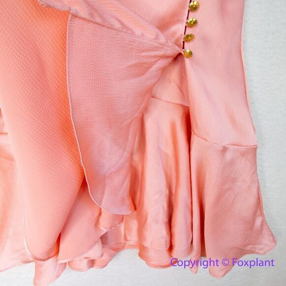 New! Free People Scarlett‎ Mini Dress in peach, size S - Picture 9 of 15